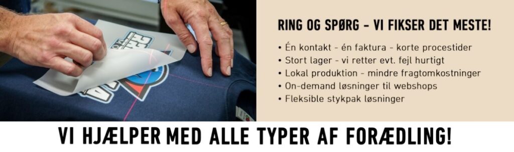 Ring og spørg - vi fixer det meste!