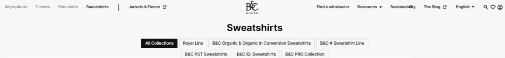 B&C sweat-shirt