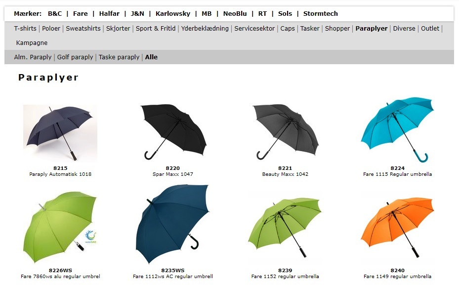 Fare umbrella - umbrellas