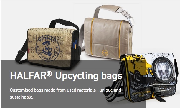 Halfar upcycling bags