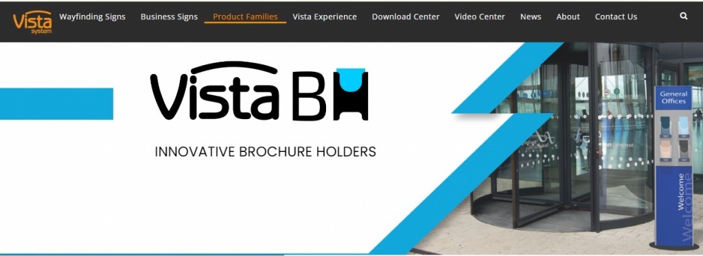 vistasystem Vista Brochure Holders Family