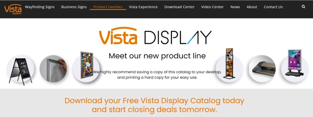 vistasystem Vista Display Family