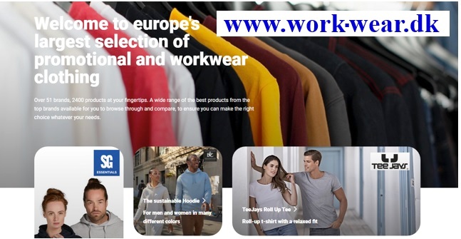 work-wear.dk - et væld af tøj og reklameegnede artikler